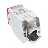 InLine 8vnt. Pakuotė InLine ® Keystone RJ45 Jack, ekranuotas, Cat.6A, raudona