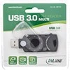 Skaitytojas InLine ® Mobilus kortelių skaitytuvas USB 3.0, skirtas SD / SDHC / SDXC, Micro SD