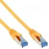 InLine patch kabelis Cat.6A, S/FTP (PiMf), 500MHz, geltonas - 0,5m