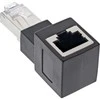 InLine 6A, RJ45 kištukas / lizdas, 90 ° kampu
