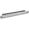 InLine® Patch panelė 24 krypčių, Keystone tuščia panelė Patch panel, 19", 1U, šviesus pilkas RAL7035