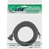InLine ® Lovaties- in pratęsimo, S / FTP (PiMf), Cat.6A, be halogenų, vario, juoda, 7.5m