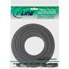 InLine ® Langų kabelis, U / UTP, 6A kat., be halogenų, AWG23, varis, juoda, 40m