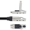 InLine ® Langų kabelis, U / UTP, 6A kat., be halogenų, AWG23, varis, juoda, 40m