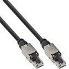 InLine ® Langų kabelis, U / UTP, 6A kat., be halogenų, AWG23, varis, juoda, 30m
