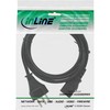 Maitinimo kabelis InLine 3pin-IEC C13 1.8m juoda (16652C)