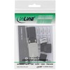 InLine ® RJ45 plug Cat.8.1 2000 MBM, lauko montuojamas, ekranuotas, su užsukamu dangteliu