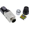 InLine ® RJ45 plug Cat.8.1 2000 MBM, lauko montuojamas, ekranuotas, su užsukamu dangteliu