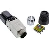 InLine ® RJ45 plug Cat.8.1 2000 MBM, lauko montuojamas, ekranuotas, su užsukamu dangteliu
