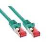 InLine patch cable Cat.6, S/FTP (PiMf), 250MHz, žalias - 1m