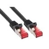 InLine Petchcord S / FTP, PiMF, Cat.6, 250MHz, PVC, juodas 15m (76415S)