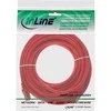 InLine Pečkordas S / FTP, PIMF, 6 kat., PVC, raudonasis 7,5m (76407R)