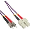 InLine Pluoštas Patchcord SC / ST, 50 / 125μm, OM4 7,5m (82575P)