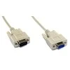InLine DB-9 - DB-9, 20m, Pilkas (12214)