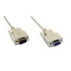 InLine DB-9 - DB-9, 20m, Pilkas (12214)