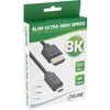 Kabelis InLine ® Slim Ultra didelio greičio HDMI kabelis AM / DM (Micro) 8K4K aukso plakiruoti juoda 0.3m