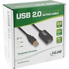 InLine USB 2.0 aktyvus plėtinys, kištukas A prie lizdo A - 5m
