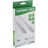 USB kabelis InLine USB- C - Žaibas 2 m sidabro (31460C)