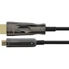 Kabelis InLine ® USB monitoriaus AOC kabelis, USB Type-C vyrų iki HDMI mažas (DP Alt Mode), 50m