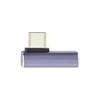 InLine USB ® USB4 adapteris, C tipo USB kištukinis/moteris vertikalus dešinės/kairės kampo, aliuminis, pilkas