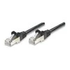 Intracom INTELLINET tinklo kabelis Cat6 U/UTP 1.5m Juodas 5ft. RJ-45 Vyriški / RJ-45 Vyriški Paauksuoti kontaktai Polimaišas