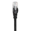 Intracom INTELLINET tinklo kabelis Cat6 U/UTP 1.5m Juodas 5ft. RJ-45 Vyriški / RJ-45 Vyriški Paauksuoti kontaktai Polimaišas