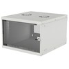 Intracom INTELLINET 19 colių sieninė spintelė 6U Flatpack 353 x 540 x 560 Flatpack pilkas IP20 įvertinimo korpusas