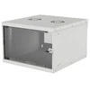 Intracom INTELLINET 19 colių sieninė spintelė 6U Flatpack 353 x 540 x 560 Flatpack pilkas IP20 įvertinimo korpusas
