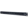 „Intellinet Network Solutions“ šepetėlinis kabelio įvadas 1U Rack 19, Juoda (712767)