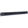„Intellinet Network Solutions“ šepetėlinis kabelio įvadas 1U Rack 19, Juoda (712767)