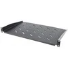 INTELLINET 19" lentyna 300mm priekyje montuojama. 1U perforuota juoda