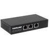 Šakotuvas Intracom INTELLINET 2 prievadų Gigabit PoE+ plėstuvas IEEE 802.3at/af Suderinamas 100 m papildomo diapazono metalas