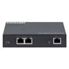 Intracom INTELLINET 2-port Gigabit Ultra PoE plėstuvas Prideda iki 100m 328ft prie PoE diapazono PoE maitinimo biudžeto 60W 2x PSE prievadai IEEE 802.3bt/at/af