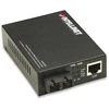 Intellinet 506502 tinklo medijos keitiklis 100 Mbit/ai 1310 nm Keli režimai Juoda