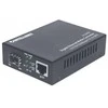 Intellinet 510493 tinklo medijos keitiklis 1000 Mbit/ai Juoda