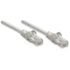 Intracom INTELLINET tinklo kabelis Cat5e U/UTP 5.0m 14ft. Pilki RJ-45 Vyriški / RJ-45 Vyriški Paauksuoti kontaktai.