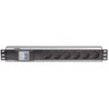 Intellinet 711432 Maitinimo juosta 19" 1,5U, 6x Schuko, su jungiklis, kabelis 1,6m