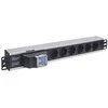 Intellinet 711432 Maitinimo juosta 19" 1,5U, 6x Schuko, su jungiklis, kabelis 1,6m