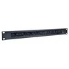 „Intellinet Network Solutions“ šepetėlinis kabelio įvadas 1U Rack 19, Juoda (712767)