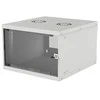 Intracom INTELLINET 19 colių sieninė spintelė 6U Flatpack 353 x 540 x 560 Flatpack pilkas IP20 įvertinimo korpusas