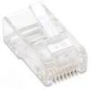 Intracom INTELLINET 100-Pack Cat5e RJ45 Kištukai UTP 2 šakų suvytam laidui 15 Mi auksiniu dengti kontaktai Tinka apvaliam kabeliui