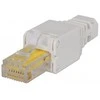Goobay Intellinet 790482 laido jungtis RJ45 Balta