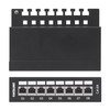 Intellinet Network Solutions INTELLINET 8-Port Cat6a Patchpanel FTP Desktop juoda