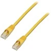 Intracom INTELLINET tinklo kabelis Cat6 U/UTP 0.5m 1.5ft. Geltona RJ-45 Male / RJ-45 Male Paauksuoti kontaktai Polibag