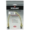 Intracom INTELLINET tinklo kabelis Cat6 U/UTP 0.5m 1.5ft. Geltona RJ-45 Male / RJ-45 Male Paauksuoti kontaktai Polibag