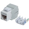 Intellinet 167062 Keystone Cat6 UTP Twist-On savaime užsifiksuojantis modulis, balta