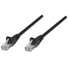 Intracom INTELLINET tinklo kabelis Cat5e U/UTP 5,0m Juodas RJ-45 Vyriškas / RJ-45 Vyriškas Paauksuoti kontaktai Polibag