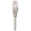 Intracom INTELLINET tinklo kabelis Cat5e U/UTP 5.0m 14ft. Pilki RJ-45 Vyriški / RJ-45 Vyriški Paauksuoti kontaktai.
