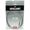 Intracom INTELLINET tinklo kabelis Cat5e U/UTP 7.5m 25ft. Pilki RJ-45 Vyriški / RJ-45 Vyriški Paauksuoti kontaktai.