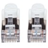 Intellinet tinklo sprendimai Patchcord RJ45 S / FTP Cat6 0,5 m LSOH svirtys. baltas (735254)